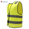 Traje de construcción Amarillo 100% poliéster Trabajo de alta visibilidad Chaleco reflectante Cremallera ANSI Hi Vis Workwear Jacket